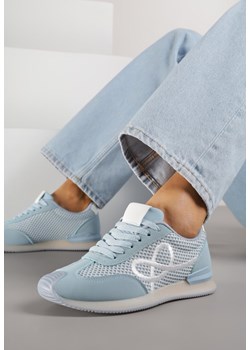 Niebieskie Sneakersy z Geometrycznym Wzorem Dawnfallow ze sklepu renee.pl w kategorii Buty sportowe damskie - zdjęcie 188154069