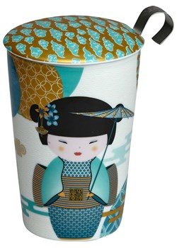 Eigenart Kubek "Teaeve - New Little Geisha" w kolorze morskim do herbaty - 350 ml ze sklepu Limango Polska w kategorii Dzbanki i zaparzacze - zdjęcie 188155426