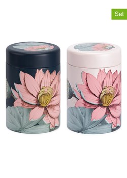 Eigenart Puszki (2 szt.) "Padma" w kolorze jasnoróżowym ze wzorem na herbatę - 125 g ze sklepu Limango Polska w kategorii Dzbanki i zaparzacze - zdjęcie 188155645