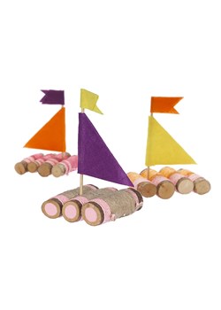 SUNNYSUE Drewniane patyczki w kolorze jasnobrązowym ze sklepu Limango Polska w kategorii Zabawki - zdjęcie 188155659