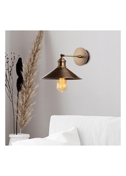 Opviq Lampa ścienna "Sivani" w kolorze miedzianym - 24 x 25 cm ze sklepu Limango Polska w kategorii Oświetlenie - zdjęcie 188155728