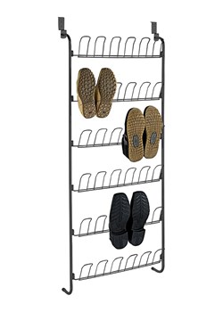 Wenko Regał w kolorze czarnym na drzwi - 59 x 151 x 14 cm ze sklepu Limango Polska w kategorii Szafy - zdjęcie 188155799