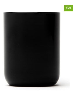 Trendy Kitchen by EXCÉLSA Szklanki (6 szt.) "Nordic" w kolorze czarnym - 350 ml ze sklepu Limango Polska w kategorii Naczynia - zdjęcie 188156219