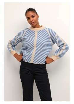 Kaffe Sweter "Vera" w kolorze beżowo-niebieskim ze sklepu Limango Polska w kategorii Swetry damskie - zdjęcie 188156337