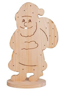 näve Lampa dekoracyjna LED "Santa" w kolorze jasnobrązowym - 31,5 x 49 x 13 cm ze sklepu Limango Polska w kategorii Dekoracje - zdjęcie 188156567