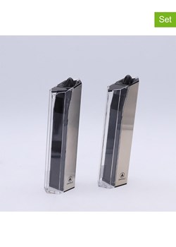 Laguiole 2-częściowy zestaw w kolorze srebrnym - wys. 23 cm ze sklepu Limango Polska w kategorii Młynki do soli i pieprzu - zdjęcie 188156947