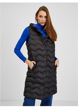 orsay Kamizelka pikowana w kolorze czarnym ze sklepu Limango Polska w kategorii Kamizelki damskie - zdjęcie 188157159