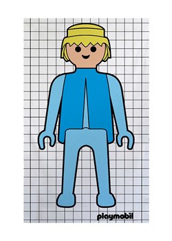 Playmobil Ręcznik plażowy "Playmobil Boy" ze wzorem - 140 x 75 cm ze sklepu Limango Polska w kategorii Ręczniki - zdjęcie 188157308