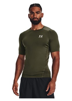 Under Armour Koszulka sportowa "HG Armour Comp" w kolorze khaki ze sklepu Limango Polska w kategorii T-shirty męskie - zdjęcie 188157327