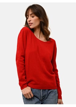 Just Cashmere Kaszmirowy sweter "Fiona" w kolorze czerwonym ze sklepu Limango Polska w kategorii Swetry damskie - zdjęcie 188157395