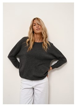 Just Cashmere Kaszmirowy sweter "Rebecca" w kolorze antracytowym ze sklepu Limango Polska w kategorii Swetry damskie - zdjęcie 188157398
