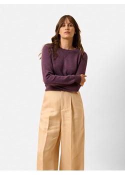 Just Cashmere Kaszmirowy sweter "Helen" w kolorze fioletowym ze sklepu Limango Polska w kategorii Swetry damskie - zdjęcie 188157437