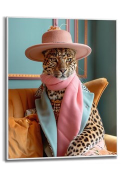 Orangewallz Druk artystyczny "Leopard Chique" w ramce ze sklepu Limango Polska w kategorii Obrazy - zdjęcie 188157677