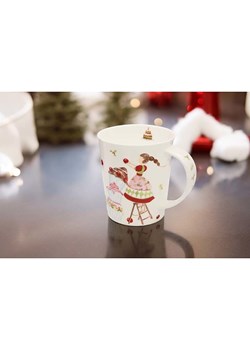 Eigenart Kubek "Seet Christmas" w kolorze biało-czerwonym do herbaty - 500 ml ze sklepu Limango Polska w kategorii Dzbanki i zaparzacze - zdjęcie 188158129