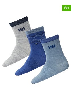 Helly Hansen Skarpety (3 pary) w kolorze niebiesko-szarym ze sklepu Limango Polska w kategorii Skarpetki dziecięce - zdjęcie 188158139