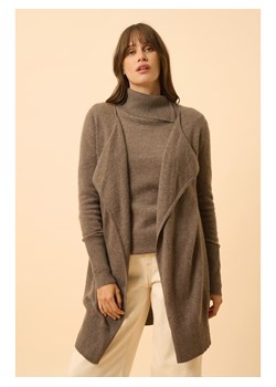 Just Cashmere Kaszmirowy kardigan "Brooke" w kolorze brązowym ze sklepu Limango Polska w kategorii Swetry damskie - zdjęcie 188158168
