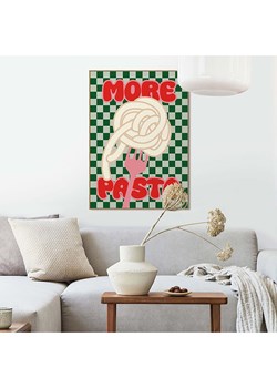 Orangewallz Druk artystyczny "More Pasta" w ramce ze sklepu Limango Polska w kategorii Obrazy - zdjęcie 188158298