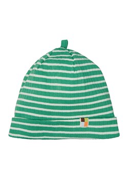 loud + proud Czapka beanie w kolorze zielono-białym ze sklepu Limango Polska w kategorii Czapki dziecięce - zdjęcie 188158317