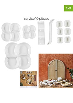 Ethnical Life Miski (10 szt.) w kolorze białym ze sklepu Limango Polska w kategorii Naczynia - zdjęcie 188158736