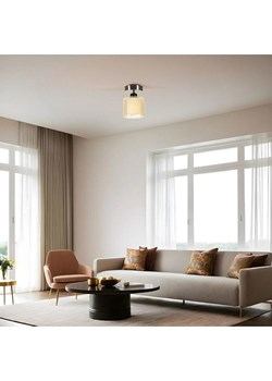 Opviq Lampa sufitowa w kolorze srebrno-kremowym - 15 x 20 cm ze sklepu Limango Polska w kategorii Oświetlenie - zdjęcie 188158868