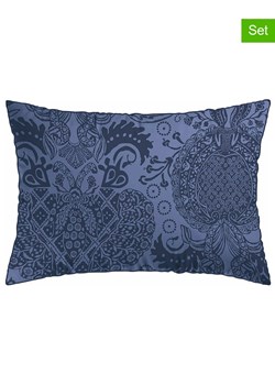 CXL by Christian Lacroix Satynowe poszewki (2 szt.) w kolorze granatowym na poduszkę ze sklepu Limango Polska w kategorii Poduszki dekoracyjne - zdjęcie 188158978
