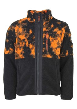 Peak Mountain Kurtka polarowa "Cefran" w kolorze czarno-pomarańczowym ze sklepu Limango Polska w kategorii Bluzy męskie - zdjęcie 188159007