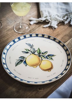 Hermia Podtalerz w kolorze niebiesko-żółtym - Ø 30 cm ze sklepu Limango Polska w kategorii Naczynia - zdjęcie 188159055