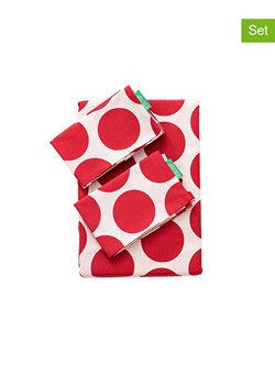 Benetton 4-częściowy komplet pościeli w kolorze czerwono-białym ze sklepu Limango Polska w kategorii Pościele - zdjęcie 188159077