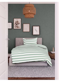 Bierbaum Komplet pościeli w kolorze zielono-białym z kory ze sklepu Limango Polska w kategorii Pościele - zdjęcie 188159267