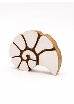 Samimi Stempel "Snail" w kolorze jasnobrązowo-białym - 3 x 6 cm ze sklepu Limango Polska w kategorii Zabawki - zdjęcie 188159587