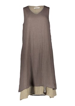 Le Jardin du Lin Lniana sukienka w kolorze khaki ze sklepu Limango Polska w kategorii Sukienki - zdjęcie 188160128