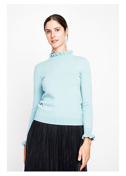 ASSUILI Sweter w kolorze turkusowym ze sklepu Limango Polska w kategorii Swetry damskie - zdjęcie 188161087