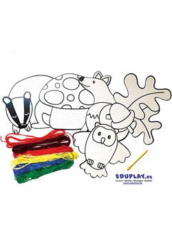 Eduplay Karty "Forest" do nawlekania - 3+ ze sklepu Limango Polska w kategorii Zabawki - zdjęcie 188161588