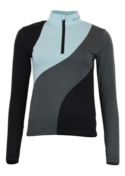 Peak Mountain Koszulka funkcyjna "Aramis" w kolorze błękitno-szaro-czarnym ze sklepu Limango Polska w kategorii Bluzki damskie - zdjęcie 188162475