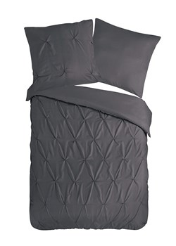 Pure Komplet pościeli "Elegance" w kolorze antracytowym z mikrofibry ze sklepu Limango Polska w kategorii Pościele - zdjęcie 188163035