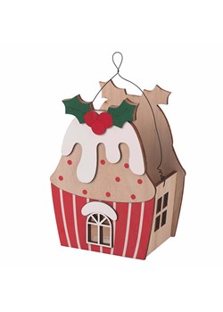 Villa d´Este Pudełko "Cupcake" w kolorze beżowo-czerwonym - 14,5 x 20 x 9 cm ze sklepu Limango Polska w kategorii Akcesoria i przechowywanie - zdjęcie 188163137