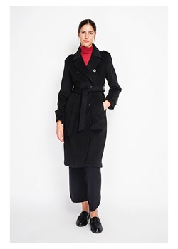ASSUILI Płaszcz przejściowy w kolorze czarnym ze sklepu Limango Polska w kategorii Płaszcze damskie - zdjęcie 188163409