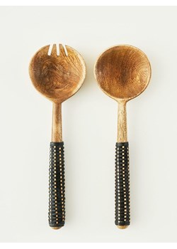 BELLA MAISON 2-częściowy zestaw w kolorze jasnobrązowo-czarnym do sałaty ze sklepu Limango Polska w kategorii Akcesoria kuchenne - zdjęcie 188163626
