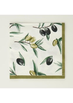 BELLA MAISON Serwetki (20 szt.) w kolorze biało-oliwkowym ze sklepu Limango Polska w kategorii Akcesoria kuchenne - zdjęcie 188163639