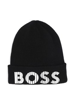 Hugo Boss Kids Czapka w kolorze czarnym ze sklepu Limango Polska w kategorii Czapki dziecięce - zdjęcie 188163866