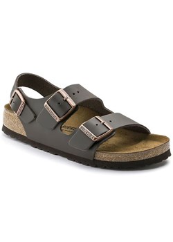 Birkenstock Skórzane sandały "Milano" w kolorze brązowym ze sklepu Limango Polska w kategorii Sandały damskie - zdjęcie 188164006