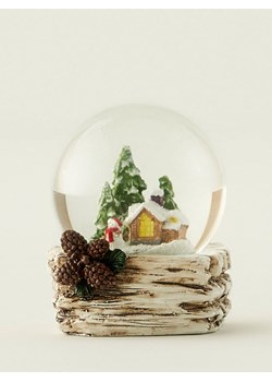 BELLA MAISON Kula śnieżna w kolorze brązowo-zielonym - wys. 8 x Ø 7 cm ze sklepu Limango Polska w kategorii Dekoracje bożonarodzeniowe - zdjęcie 188164976