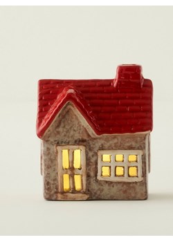 BELLA MAISON Dekoracja LED w kolorze beżowo-czerwonym - 11 x 11 x 10 cm ze sklepu Limango Polska w kategorii Oświetlenie - zdjęcie 188164986