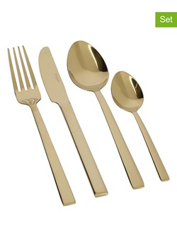 Mikasa 16-częściowy zestaw sztućców "Diseno" w kolorze złotym ze sklepu Limango Polska w kategorii Sztućce - zdjęcie 188165075