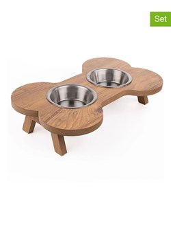 Paws&amp;Whiskers 3-częściowy zestaw w kolorze jasnobrązowym - 42 x 6 x 23 cm ze sklepu Limango Polska w kategorii Dla zwierząt - zdjęcie 188165136