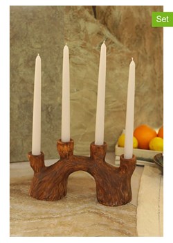 Lucky Bees 5-częściowy zestaw w kolorze biało-brązowym ze sklepu Limango Polska w kategorii Świece i dyfuzory - zdjęcie 188165567