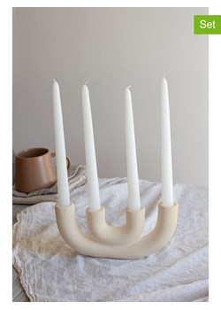 Lucky Bees 5-częściowy zestaw w kolorze beżowo-białym ze sklepu Limango Polska w kategorii Świece i dyfuzory - zdjęcie 188165579