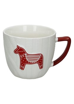 Tognana Kubek jumbo "Stoccolma" w kolorze biało-czerwonym - 520 ml ze sklepu Limango Polska w kategorii Dzbanki i zaparzacze - zdjęcie 188165976