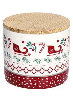 Tognana Pojemnik "Let it snow" w kolorze biało-czerwonym - 370 ml ze sklepu Limango Polska w kategorii Pojemniki kuchenne - zdjęcie 188165996