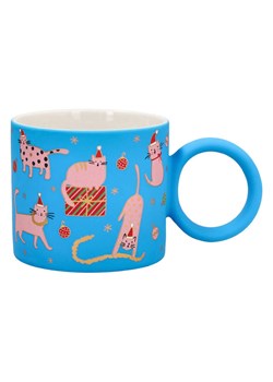 Tognana Kubek "Heavenly Cats" w kolorze błękitnym - 350 ml ze sklepu Limango Polska w kategorii Dzbanki i zaparzacze - zdjęcie 188166009